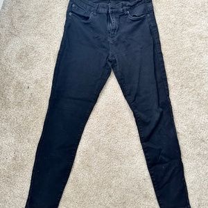 Emma Mid Rise Finished Hem Ankle Skinny Jean